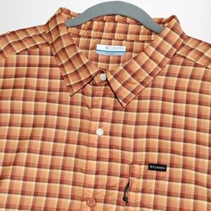 Columbia Mens Shirt 2XT Silver Ridge Utility Lite‎ Novelty S/S Plaid Check NWOT